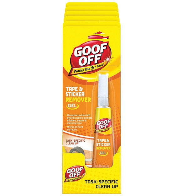 Goof Off FG812 Tape and Sticker Remover, .62 Oz