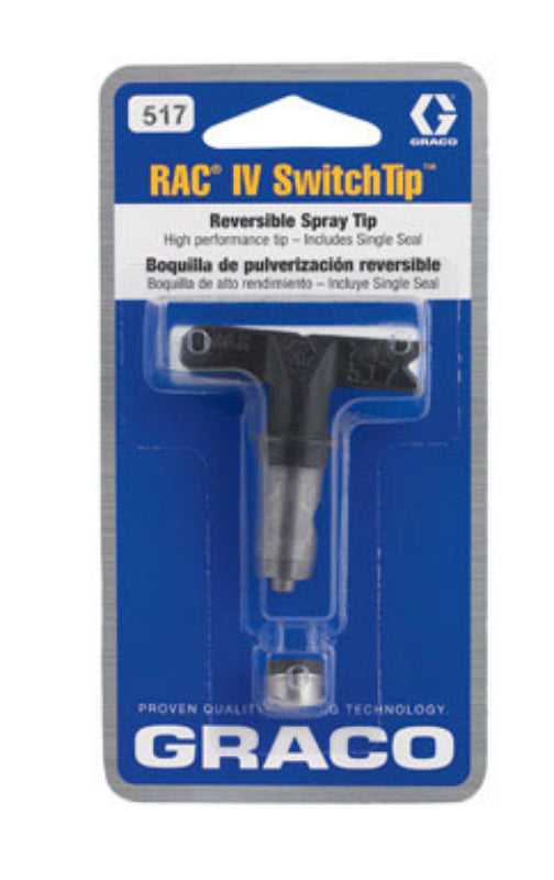 Graco 221517 517 Rac Iv Airless Fan Spray Switch Tip, 10" - 12"