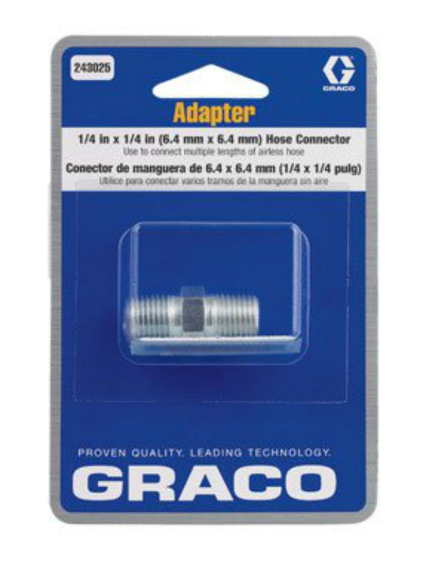 Graco 243025 Hose Adapter, 1/4" x 1/4"