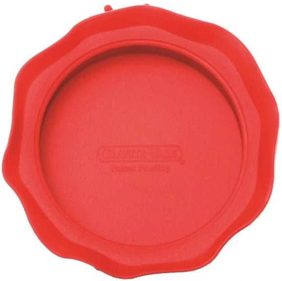 GraniteWare F0725-4 Wid Mouth Jar Topper, Red
