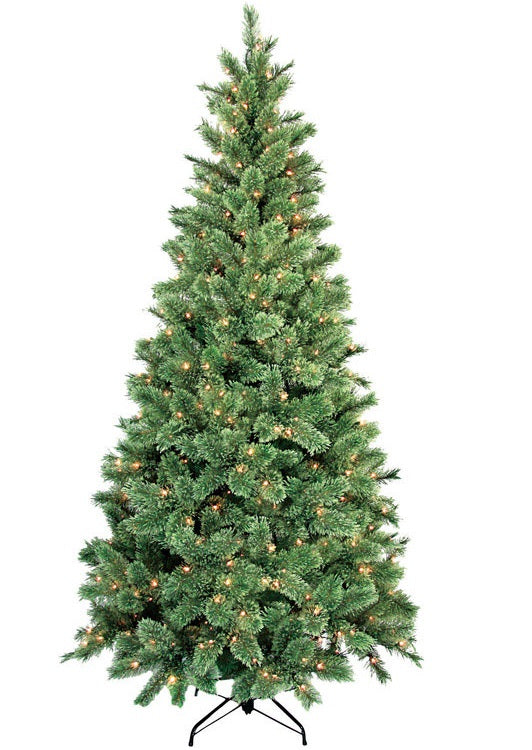 Greenfield MELO510032ACE10 Prelit Cashmere Memory Wire Tree, 7.5 ft. tall