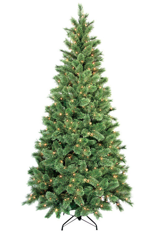 Greenfields MELO510032AC8 Cashmere Prelit Artificial Christmas Tree, 7.5 ft.