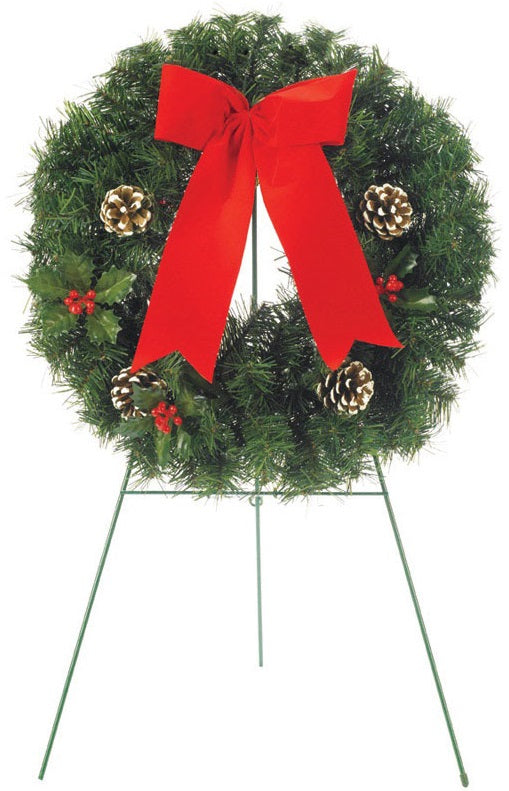 Greenfields 2500-60520-ACE Memorial Wreath With Stand, 20"