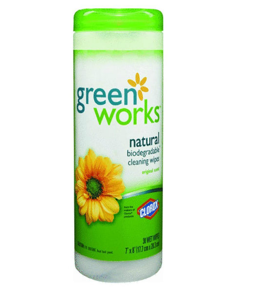 Greenworks 30311 Natural Wipes, Original Scent