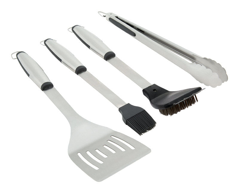 Grillmark 40071 Stainless Steel Grill Tool Set, 4 Pieces