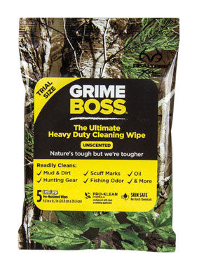Grime Boss Q429DSP The Ultimate Heavy Duty Cleaning Wipe, 5 Count