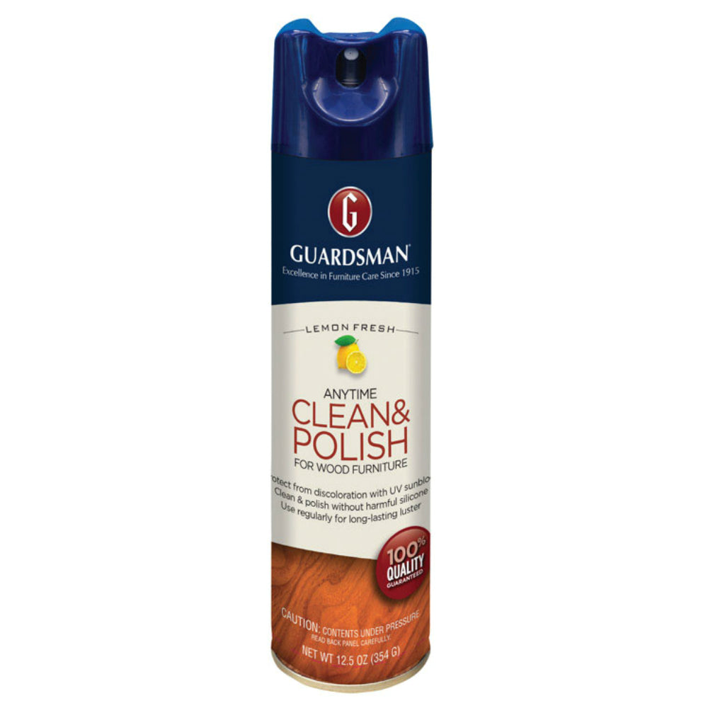 Guardsman 460300 Anytime Clean & Polish Furniture Cleaner and Polish, 12.5 Oz