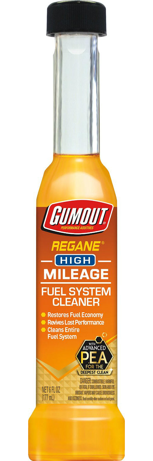 Gumout 800001365 Regane High Mileage Fuel System Cleaner, 6 Oz