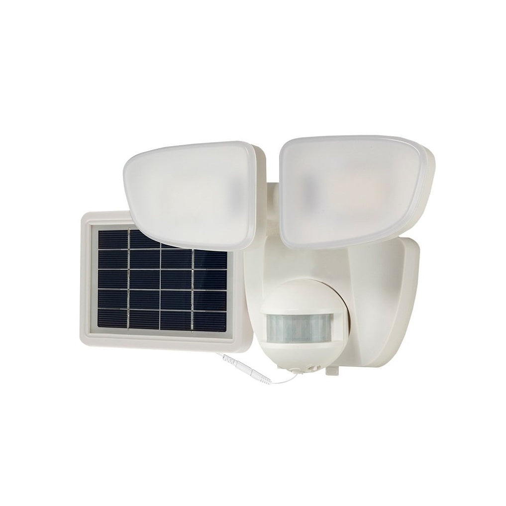 Halo SLFS1AM2W SLFS Series Solar Security Light, Bright White, 1000 Lumens