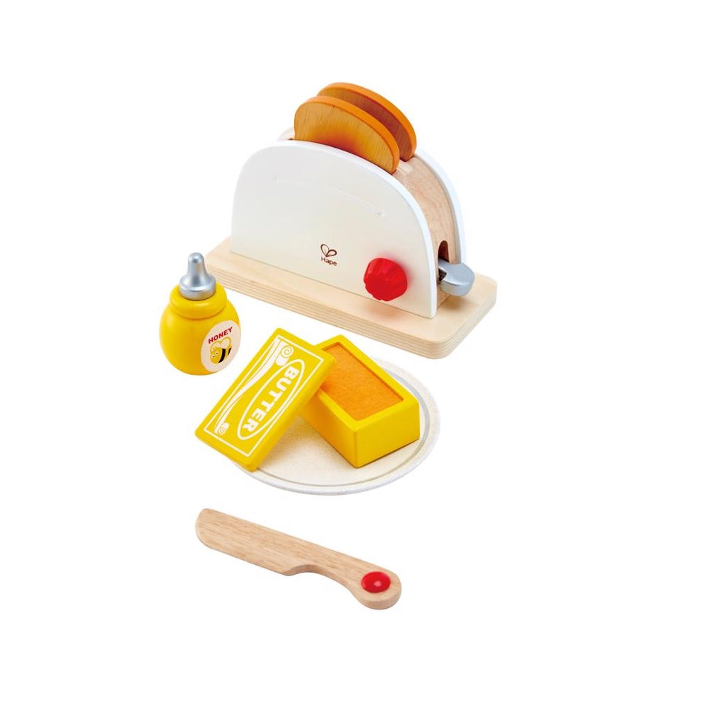 Hape E3148 Pop-up Toaster Set, Multicolored