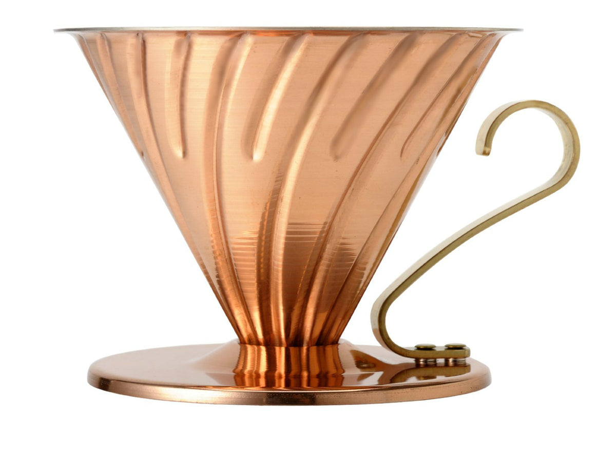 Hario V60 Copper Dripper with Brass Handle