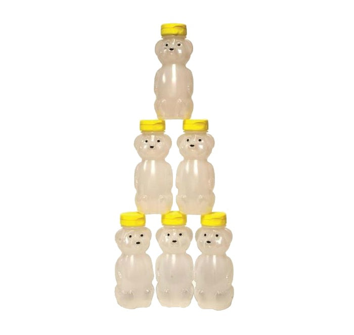 Harvest Lane Honey HONEYJAR-8-6 Honey Bear, Empty, 8 Oz