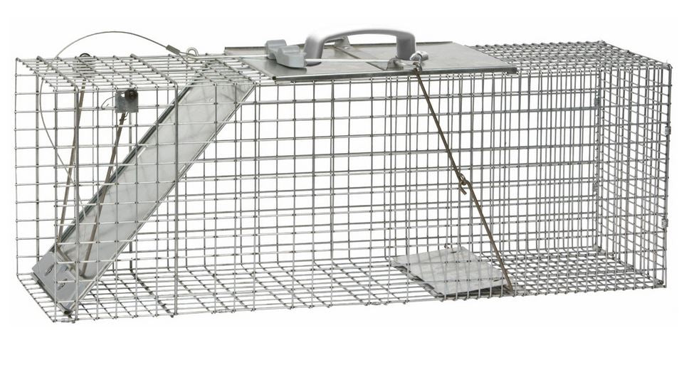 Havahart 1085 Large Easy Set Animal Trap, 32" X 10" X 12"