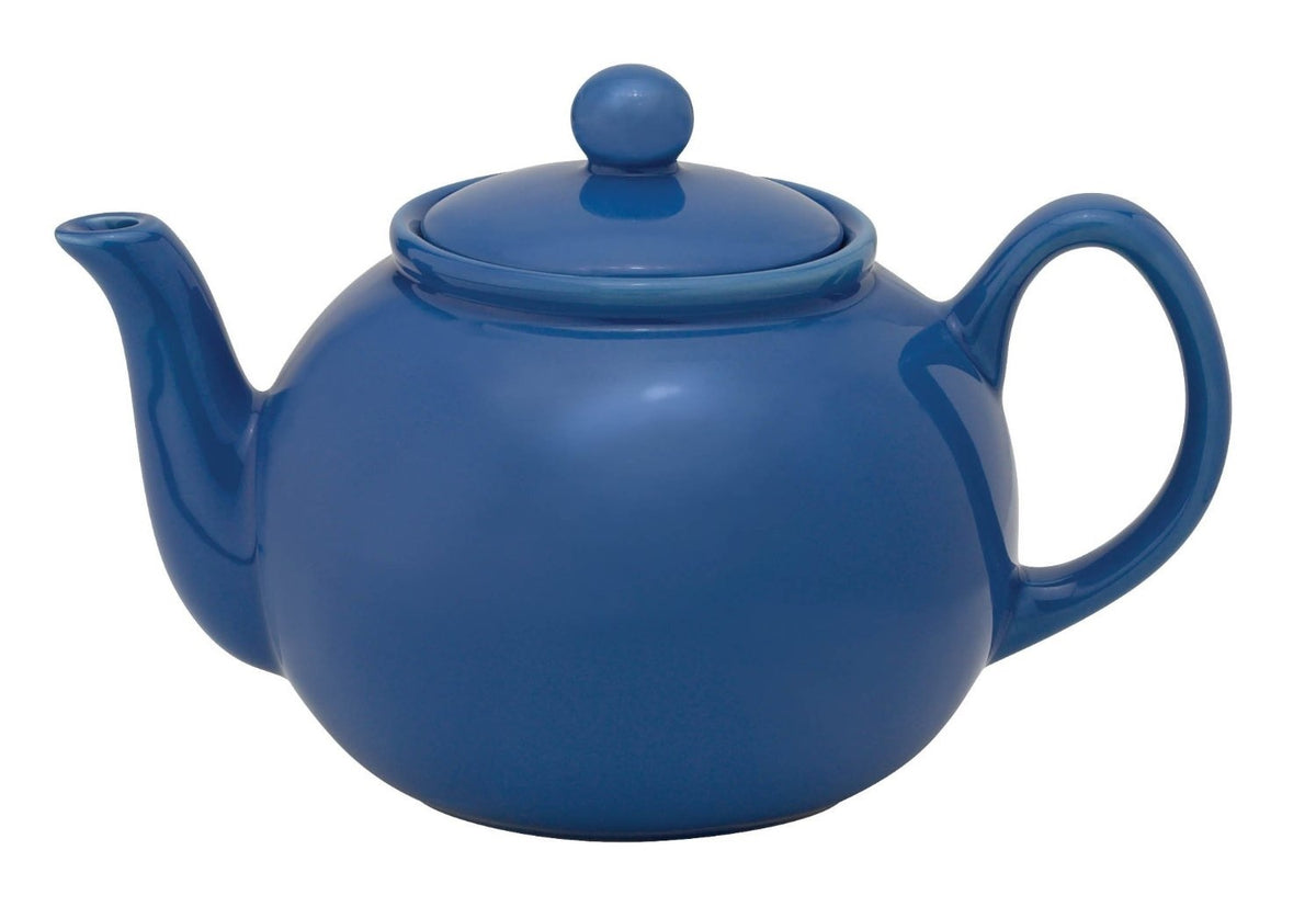 HIC NT7806BB Ceramic Teapot With Infuser, Bayberry, 32 Oz.