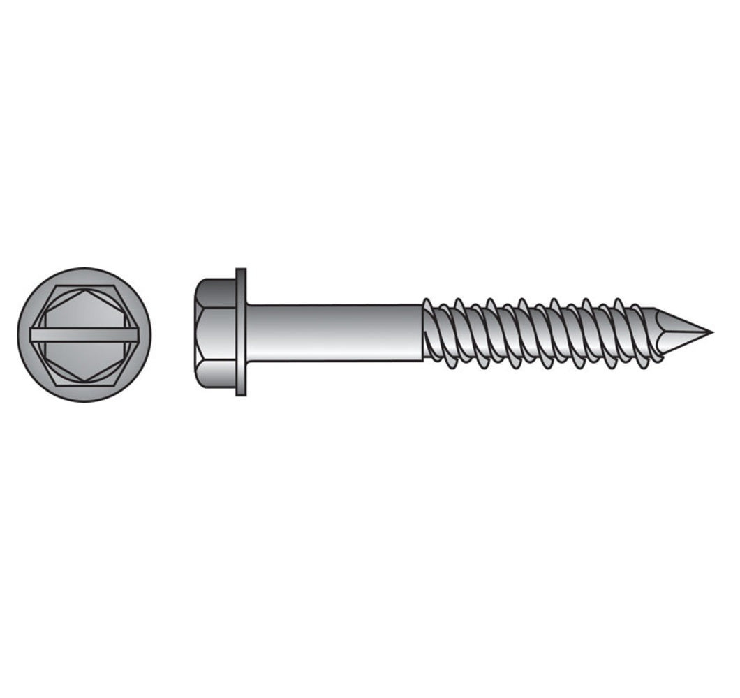 Hillman 375295 Tapper Hex Head Concrete Screw Anchors, Steel