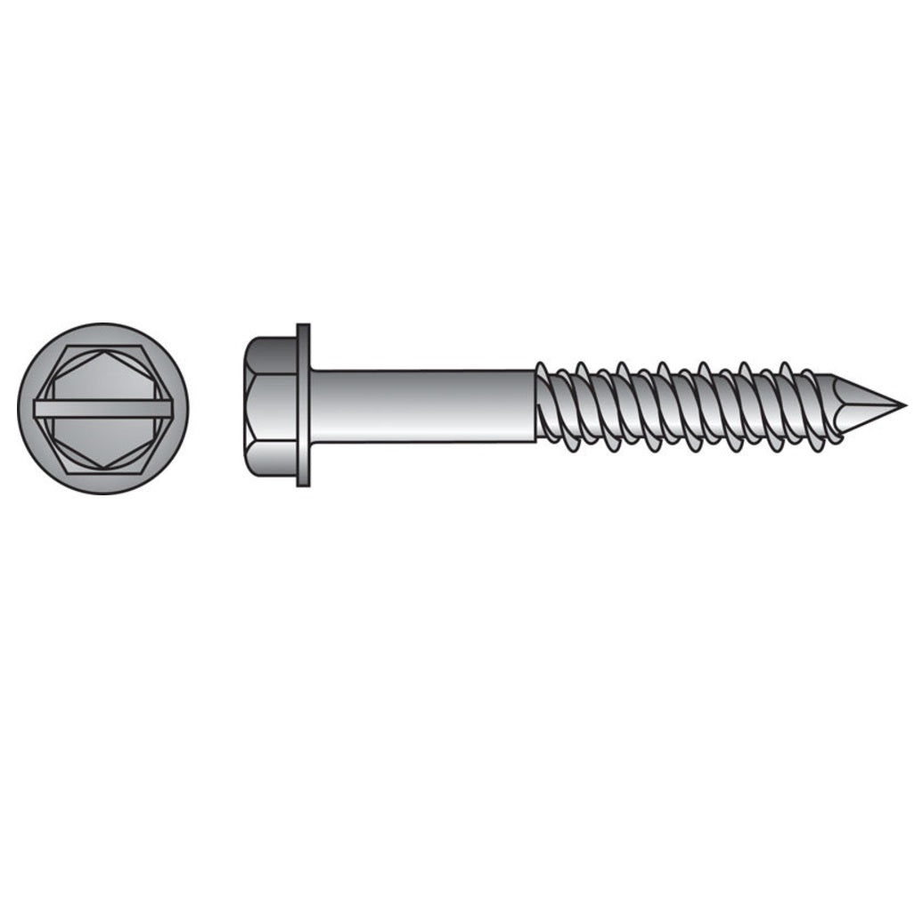 Hillman 375298 Tapper Hex Head Concrete Screw Anchors, Steel