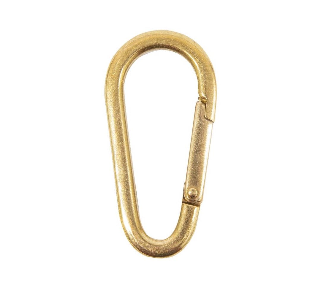 Hillman 9985377 Sanitas Clip/Hook Carabiner, Brass