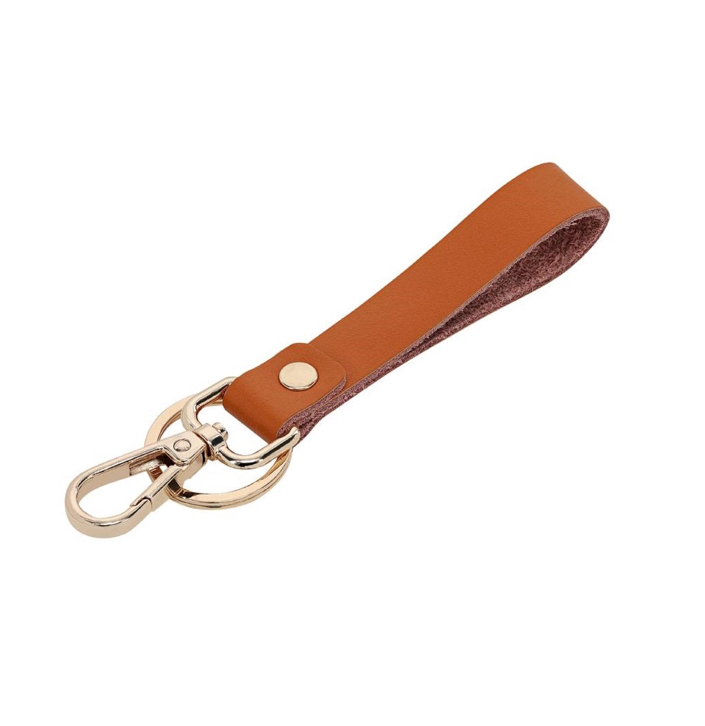 Hillman 9985379 Sanitas Key Strap, Leather, Brown