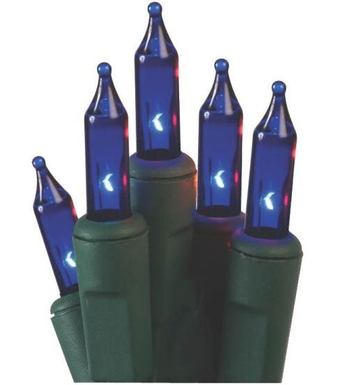 Holiday Basix U10E406E LED Mini Light Set, Blue