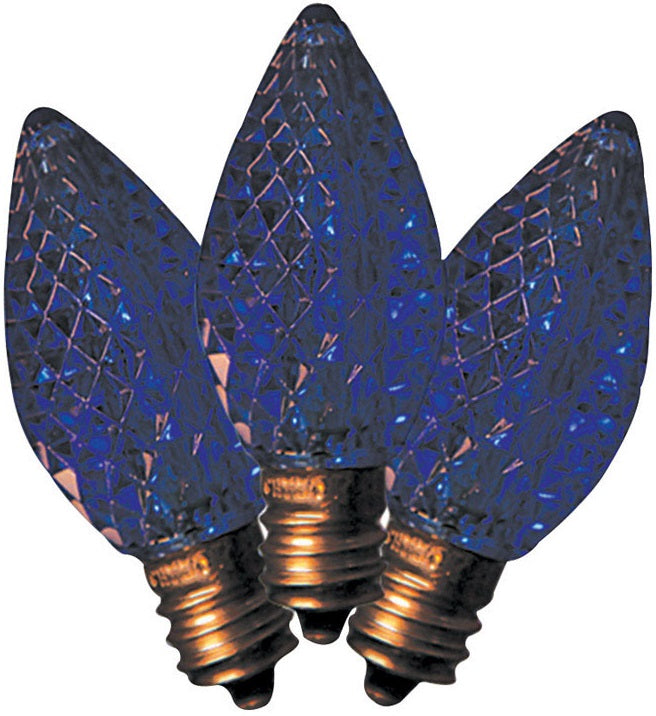 Holiday Bright Lights BU25LEDFC7-TBLA Christmas C7 LED Replacement Bulb, Blue
