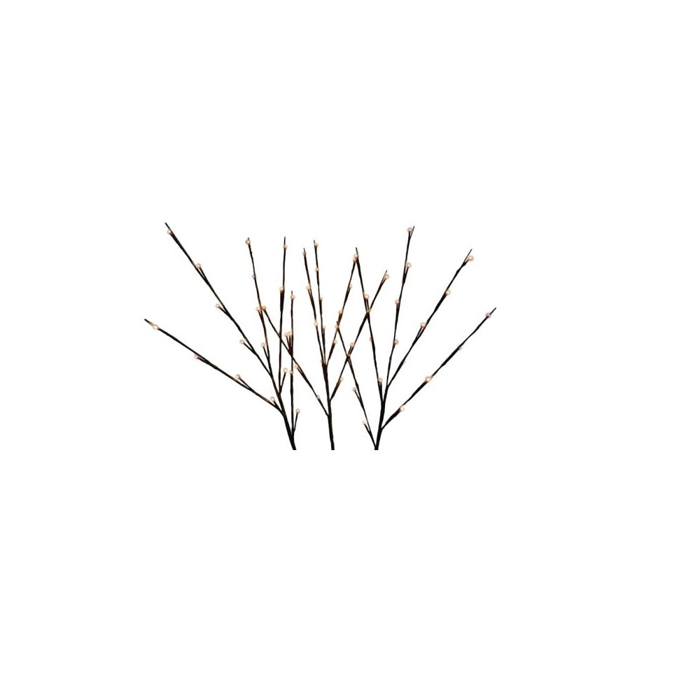 Holiday Bright Lights LED-TWIG60-WWTW Twinkle LED Christmas Twig Stake, 32"