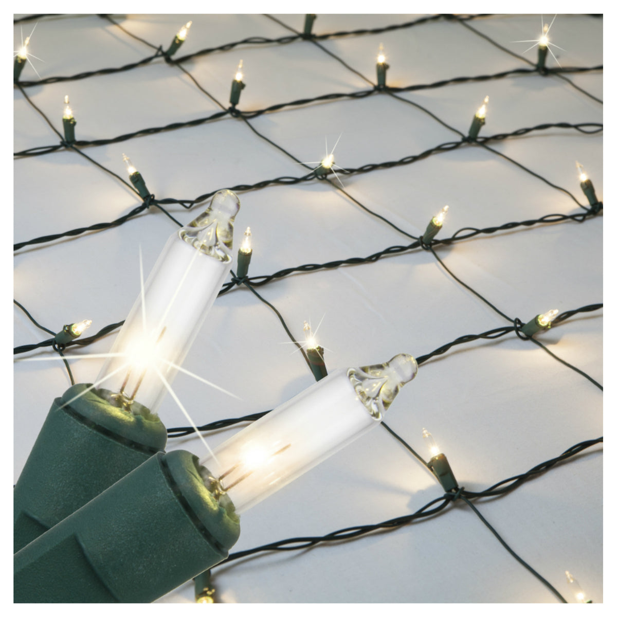 Holiday Bright Lights NET-TREE-CL Mini Tree Trunk Net Lights, Clear