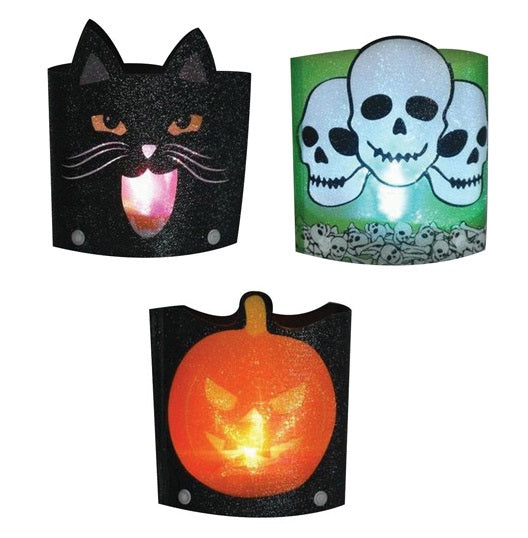 Home Plus 94-111-001 Halloween Decoration LED Luminary, Assorted Color