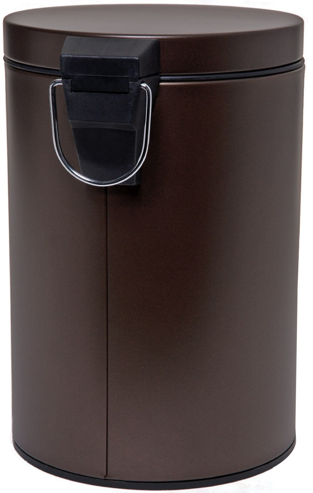 Simple Spaces LYP0701 Round Trash Can With Step Pedal, Venetian Bronze, 1.85 Gal