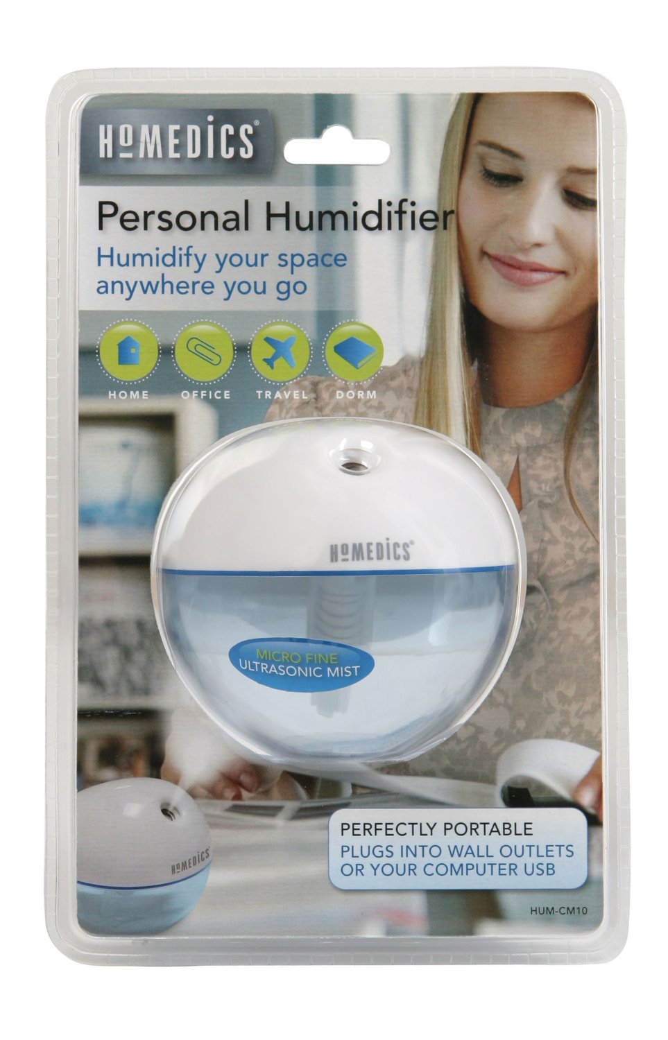 Homedics HUM-CM10-6CTM Personal Cool Mist Ultrasonic Humidifier