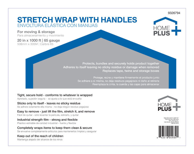 buy polyethylene film stretch wrap at cheap rate in bulk. wholesale & retail building construction supplies store. home décor ideas, maintenance, repair replacement parts