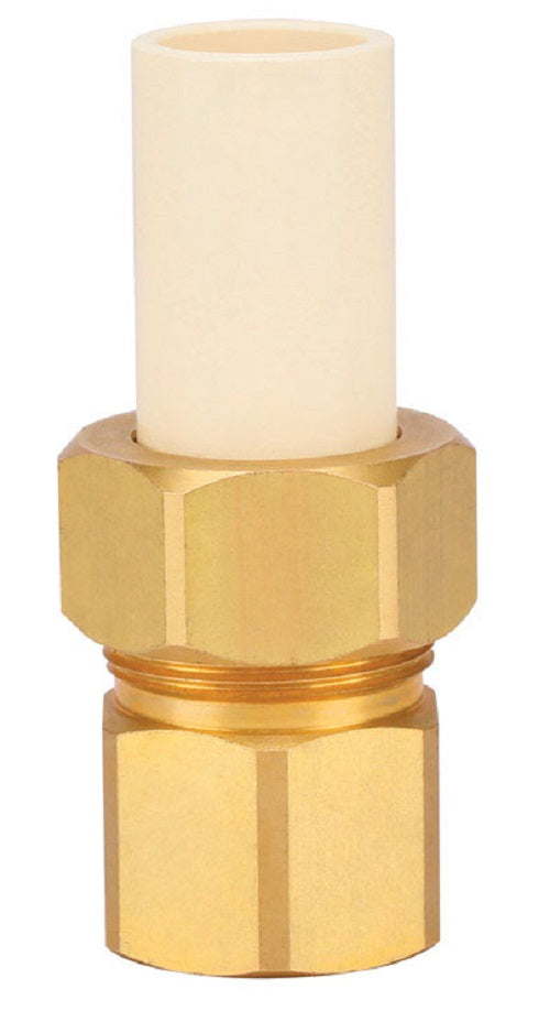 Homewerks Worldwide 545-34-34-B Schedule 40 Transition Fitting, Brass, 3/4", 100 ps