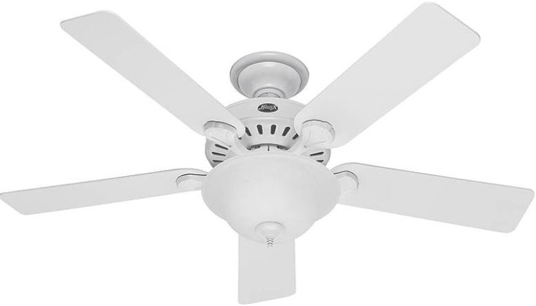Hunter 53251/28722 Pro's Best Five Minute Fan, 52", White