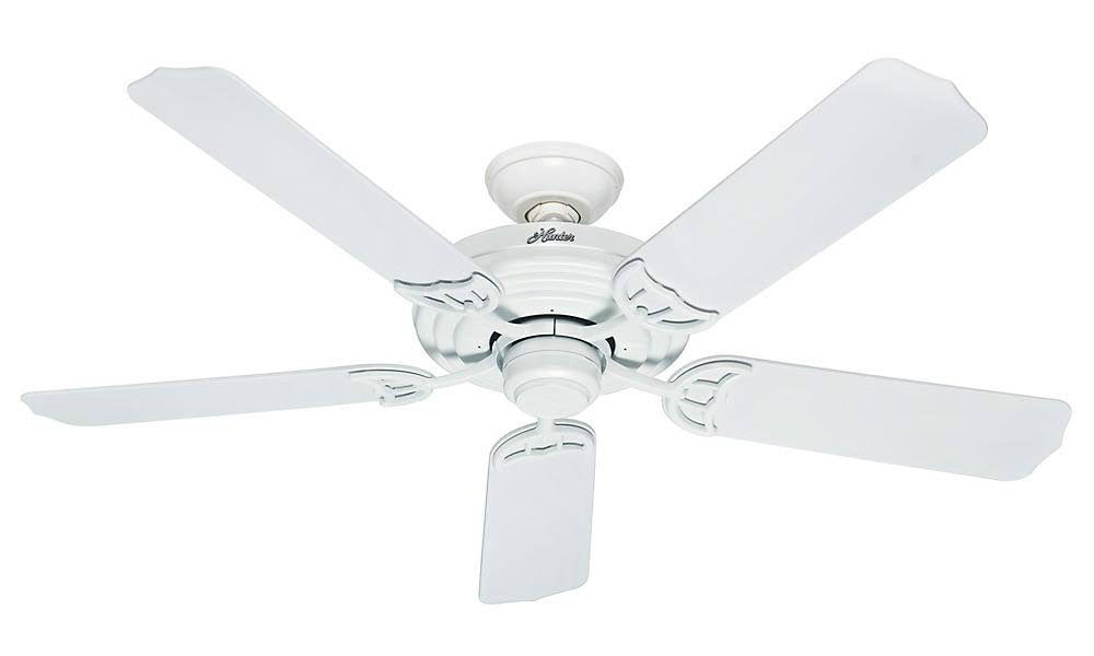 Hunter Fan 53054 Sea Air Ceiling Fan, White, 52"