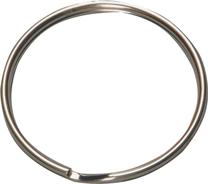 Hy-Ko KC111 Key Ring, Nickel Plated, 2"