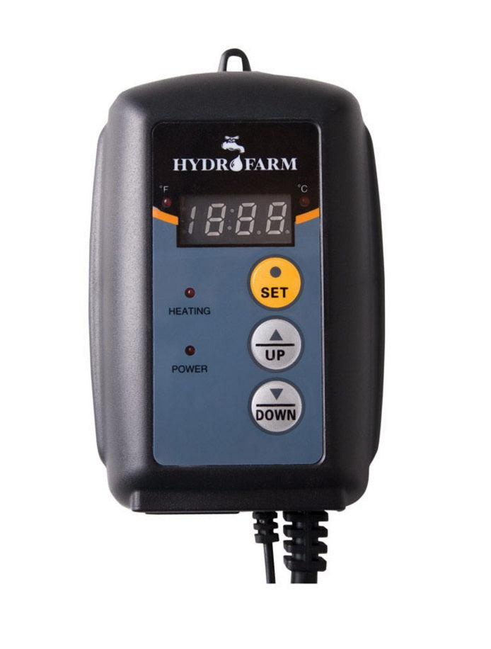 Hydrofarm MTPRTC Digital Temperature Controller For Heat Mat