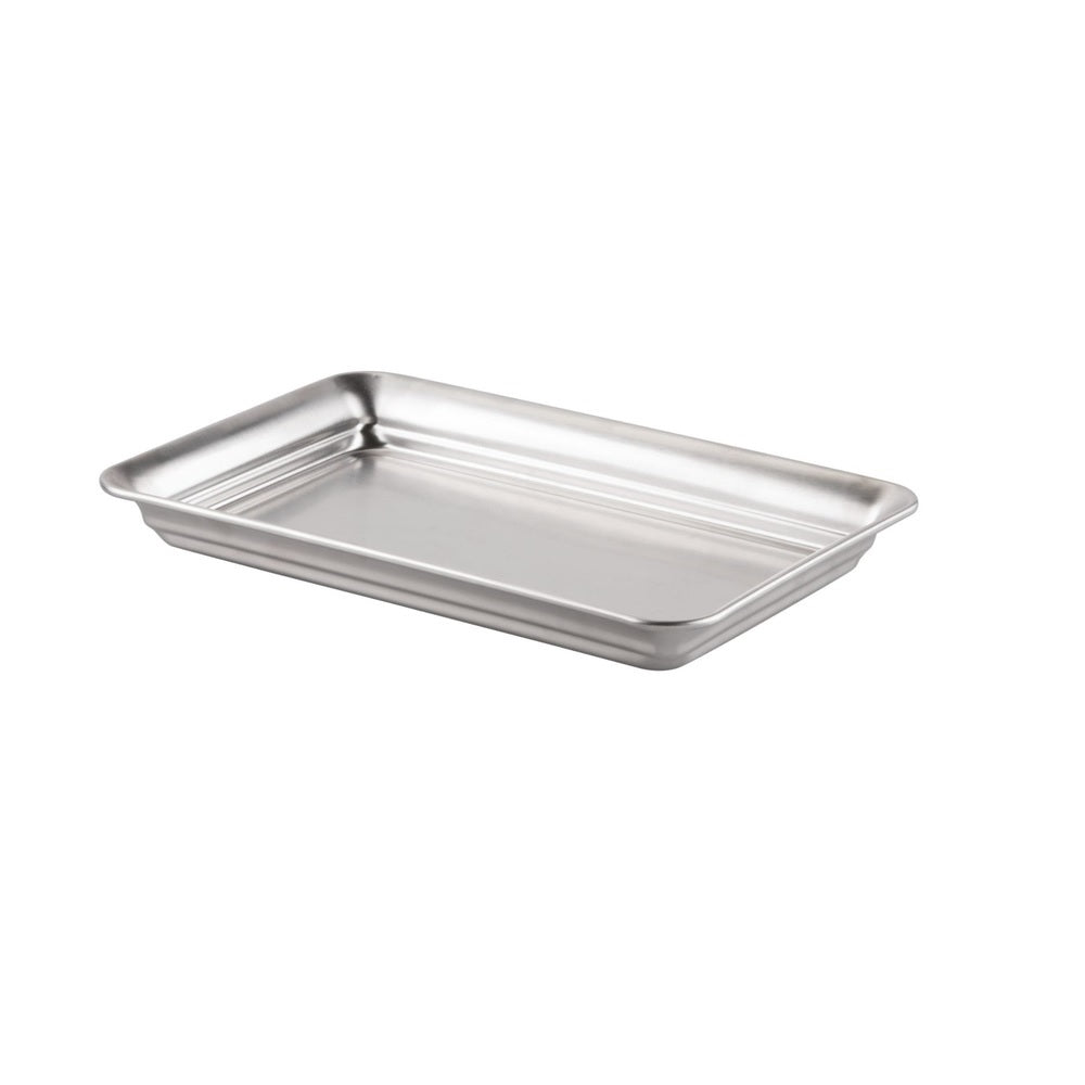 iDesign 2870 Bathroom Tray, Silver, Stainless Steel