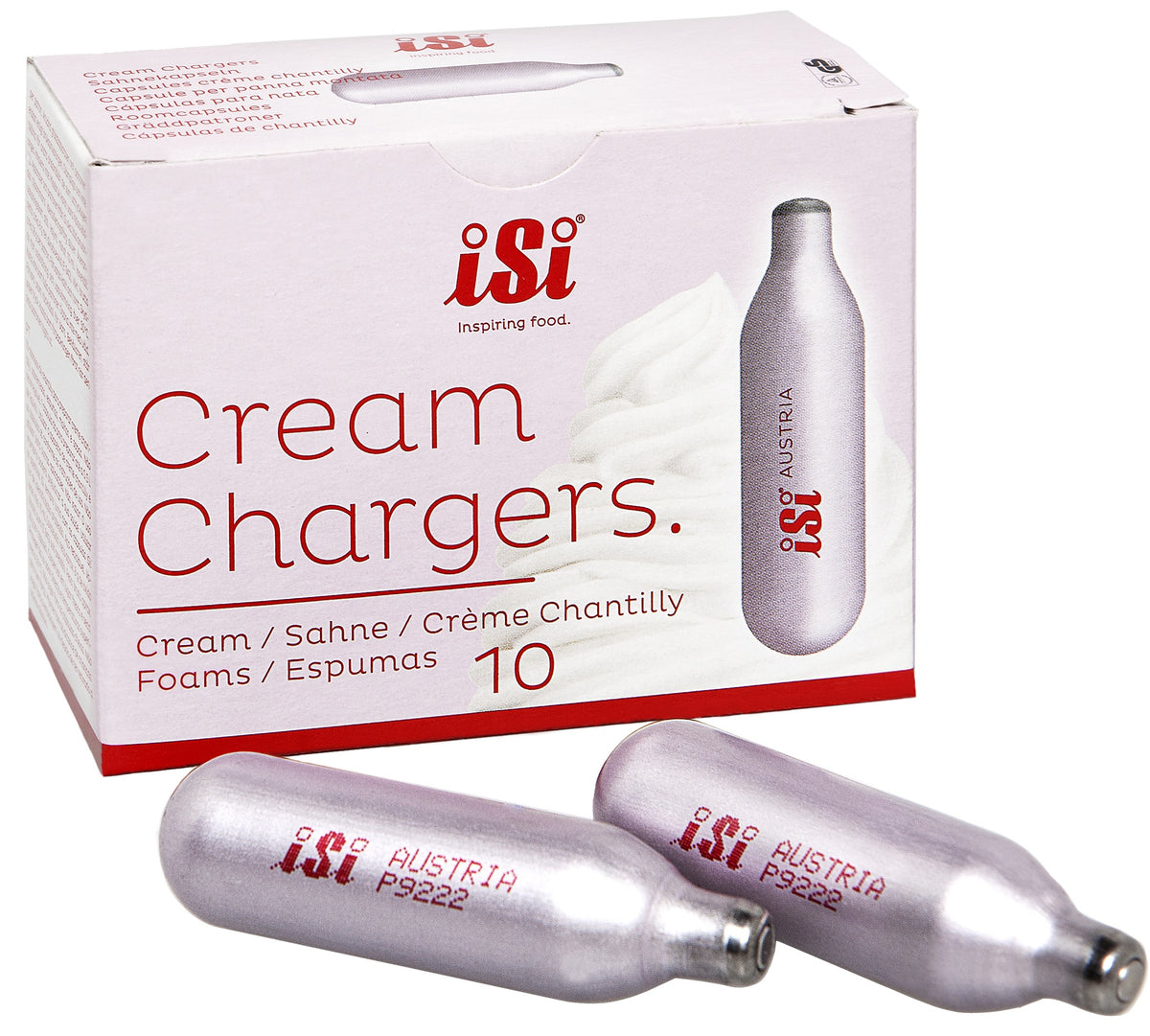 iSi 088 Cream Chargers, Steel