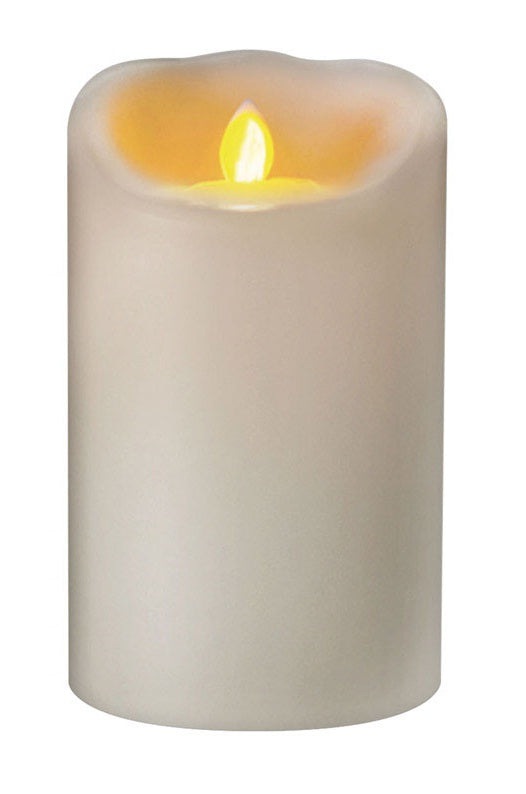 Iflicker IGFT88205CR00 Mirage Flameless Pillar Candle, 3" x 5"