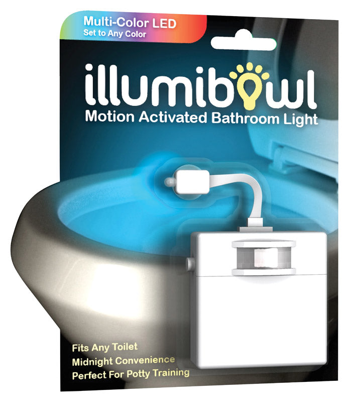 IllumiBowl 748252039392 Motion Activated Bathroom LED Light, Multicolor