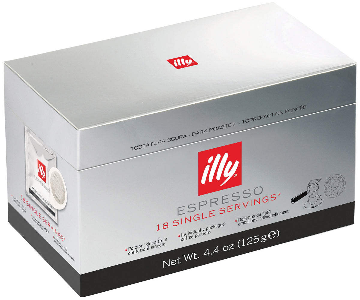 illy EC170 Espresso Dark Roast Pods, 4.4 Oz