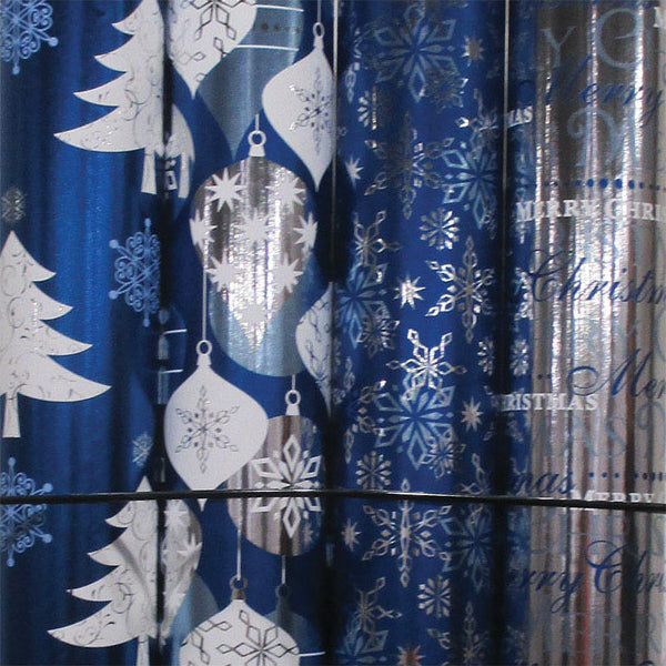 Impact Innovation MP10757 Metallic Snowy Wonderland Wrapping Paper