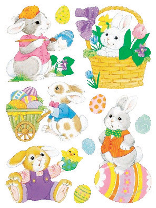 Impact Innovations 04618 Classic Easter Window Clings, 12" x 17"