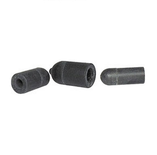 Imperial 37371 Rubber Vacuum Cap, Black, Per Package Of 25