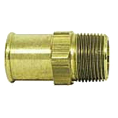 Imperial 92079 Heater Hose Male Connector, 3/8" x 3/8", Per Package Of 5