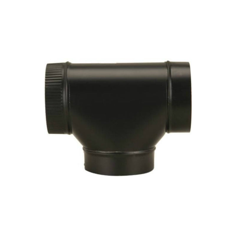 Imperial BM0082 Stove Pipe Cleanout Tee Joint 5", Black