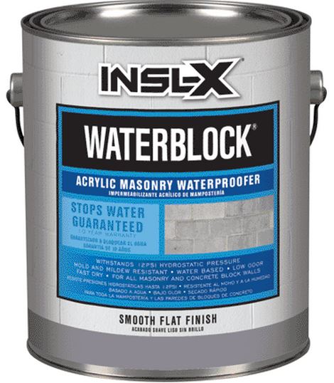 Insl-X Products MW1000099-01 Waterblock Masonry Waterproofer, White