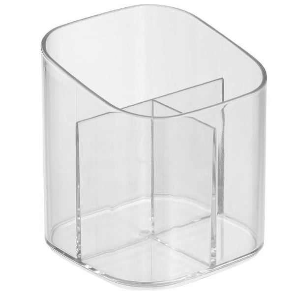 InterDesign 30620 Clarity Cosmetic Organizer Cup, Clear, Plastic