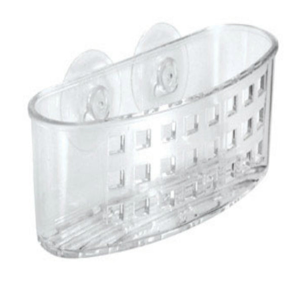 Interdesign 38900 Suction Sponge & Scrubber Center, 6-1/2" x 2-1/2" x 2-1/2"
