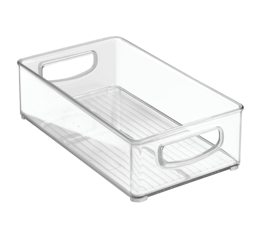 InterDesign 64330 Clear Kitchen Bin, 10" x 6" x 3"