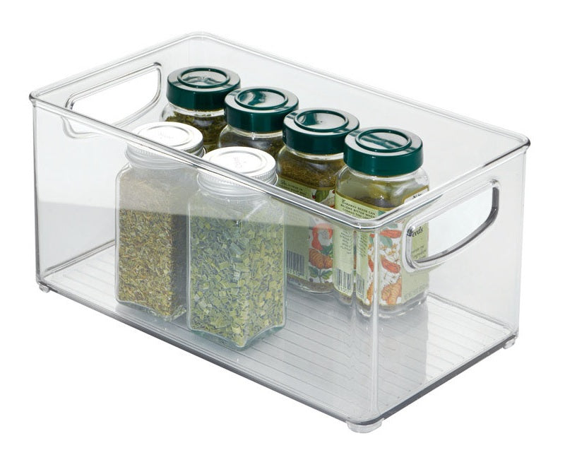 InterDesign 64530 Clear Kitchen Bin, 10" x 6" x 5"